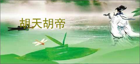 胡天胡帝